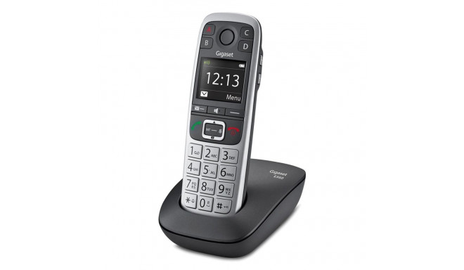 Gigaset E560 DECT telefon helistaja ID must, hõbedane