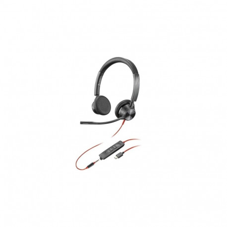 Poly Blackwire 3325 stereo USB-C + 3,5 mm + USB C/A-adapter