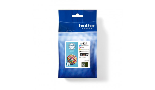 Brother LC424VAL originaal tindikassett 4 tk must, tsüaan, magenta, kollane