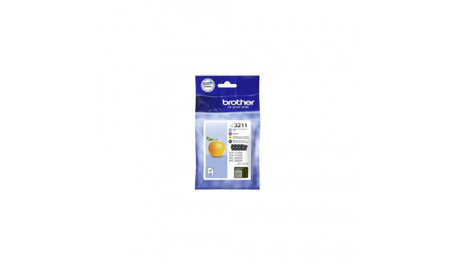 Brother LC3211VALDR originaal tindikassett 4 tk must, tsüaan, magenta, kollane