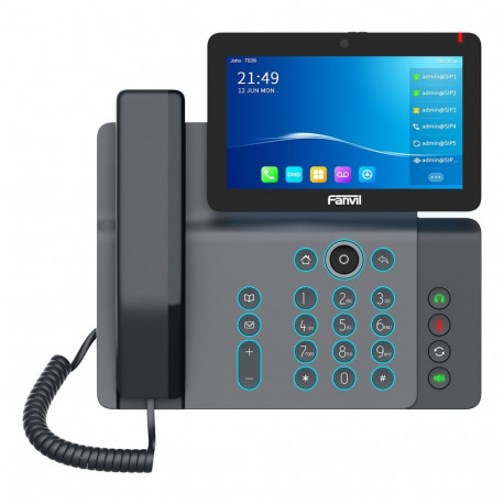 Fanvil V67 must IP-telefon 20 liini LCD Wi-Fi
