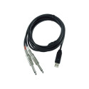 Behringer Line 2 USB - heliliides/kaabel