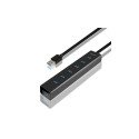 Axagon HUE-SA7BP liidesehub USB 3.2 Gen 1 (3.1 Gen 1) Type-A 5000 Mbit/s must