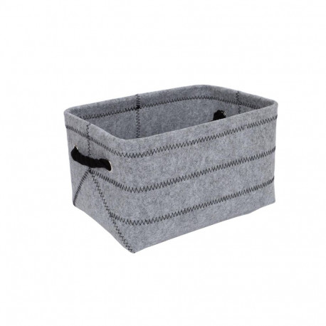 Basket MAX FELT-4, 32x23xH18cm, light grey