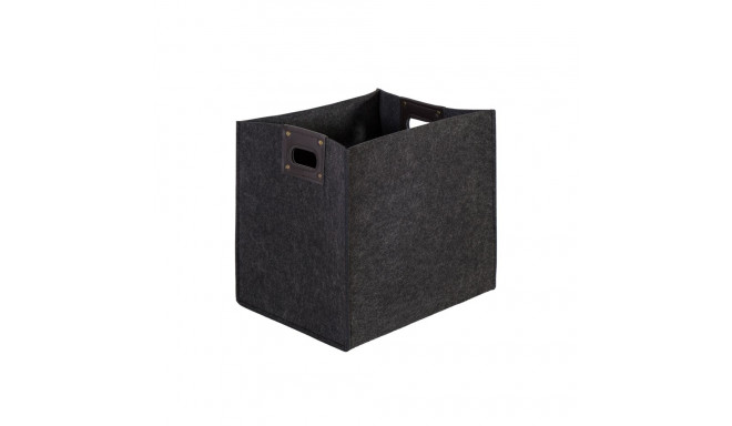 Kast MAX FELT-2, 36x28x35cm, tumehall vilt, käepidemetega