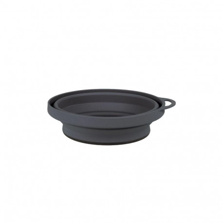 Lifeventure Silicone Ellipse FlexiBowl Bowl, Graphite
