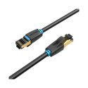 Network Cable CAT8 SFTP Vention IKABF RJ45 Ethernet 40Gbps 1m Black