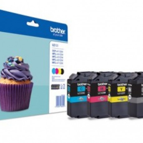 BROTHER VALUE PACK (LC-123 BK/C/M/Y)