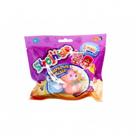 Figurki strojnisie - baśniowe misie - 2-pack kopciuszek+dynia+strój brzydkiego kaczątka