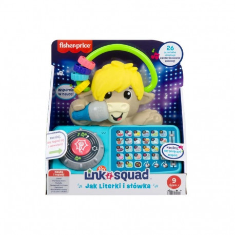 Zabawka edukacyjna link squad jak literki i słówka