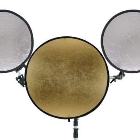 Falcon Eyes Tri Reflector Bracket with Reflectors and Tripod