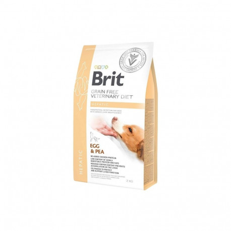 Dry Dog Food - BRIT Grain Free Veterinary Diet Hepatic Egg&Pea 2 kg