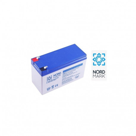 Battery NORDMARK, 12V 7Ah, T1