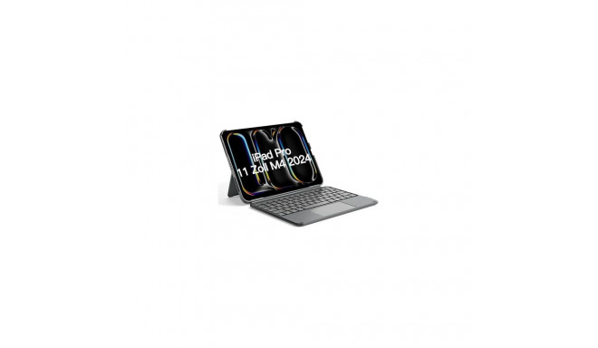 Inateck KB04122-11 QWERTZ Bluetooth Grey