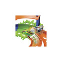 Hot Wheels Action Whip Around Raceway, 2 Toy Cars in 1:64 Scale, Storage