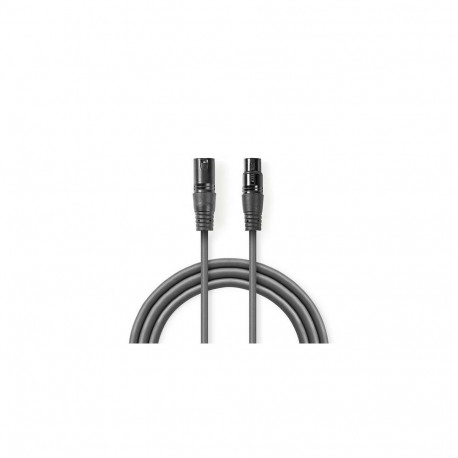 Nedis COTH15012GY15 audio cable 1.5 m XLR (3-pin) Grey