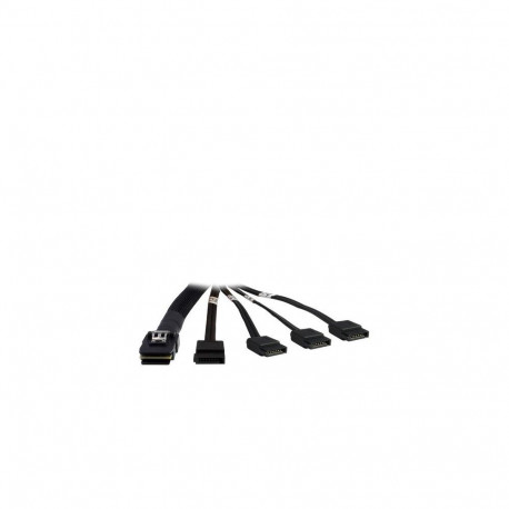 Inter-Tech 88885237 SATA cable 0.65 m Black