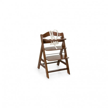 Hauck Alpha+ Traditional high chair Hard seat Walnut