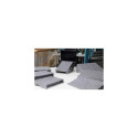 BakkerElkhuizen Q-doc 100 Circular document holder PET felt Grey