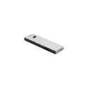 Deltaco USBC-HDMI21 laptop dock/port replicator Wireless Black, Silver