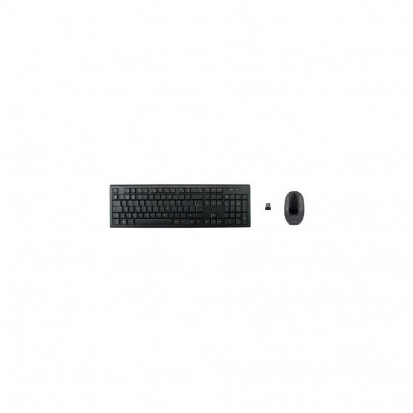 Deltaco TB-114 keyboard Mouse included Home RF Wireless QWERTY Nordic Black