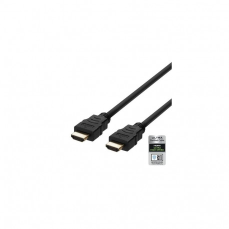Deltaco HU-30-R HDMI cable 3 m HDMI Type A (Standard) Black