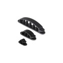 Deltaco CM519 cable clamp Black 10 pc(s)
