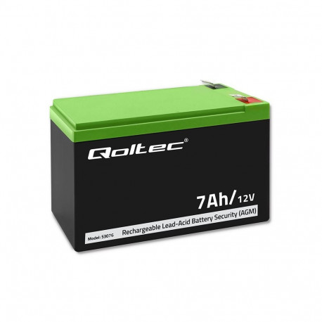 AGM battery 12V 7Ah, max. 105A, Securit