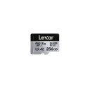 Lexar Professional Silver Plus MicroSDXC Card 256 GB Class 10 UHS-I/U3 A2 V30 (LMSSIPL256G-BNANG)