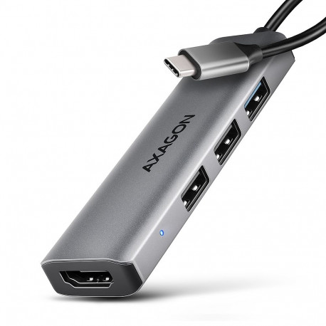 AXAGON USB-C 5Gbps STARTER 4in1 jaotur | HMC-H3A