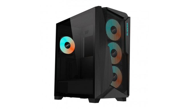 CaseGIGABYTEC301G V2 must midi-tower korpus läbipaistev paneel C301GV2
