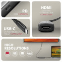 I/O adapter USB-C–HDMI/0.16m RVC-HI8KPD AXAGON