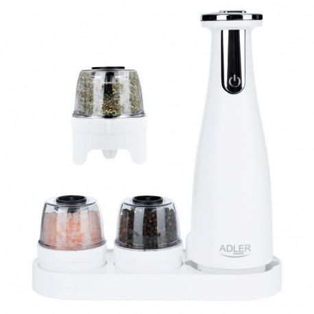 Adler AD 4449W Electric Salt and Pepper Grinder - USB