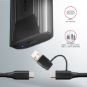 EEM2-GTS2 USB-C korpus Gen2 M.2 NVMe/SATA S