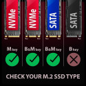 EEM2-GAM USB-C enclosure Gen2 M.2 NVMe/SATA SS
