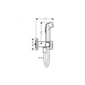 The upper part of the bidet faucet HG S 1250mm 29232700