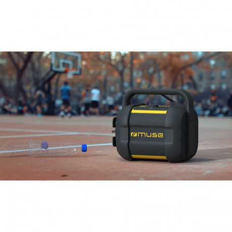 Muse | Jobsite Radio | M-968 BTY | 40 W | Waterproof | Bluetooth | Black/Yellow | NFC features | Por