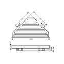 Nurga duširiiul Hansgrohe AddStoris 41741670, must matt