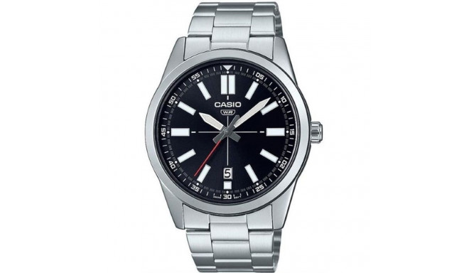 Meeste Kell Casio COLLECTION Must Hõbedane (Ø 41 mm)