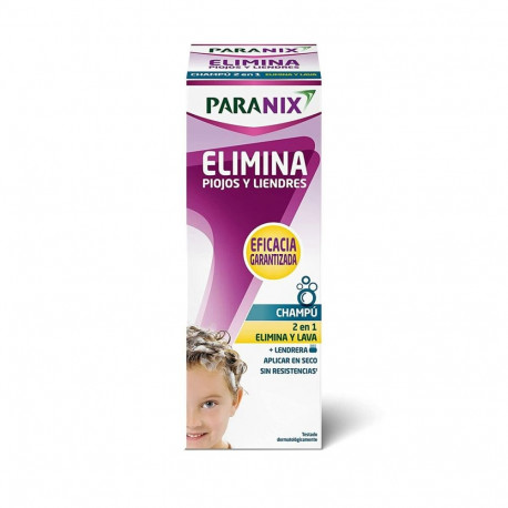 Täivastane Šampoon Paranix Elimina Piojos Y Liendres Champú Lote 200 ml 2-in-1 2 Tükid, osad