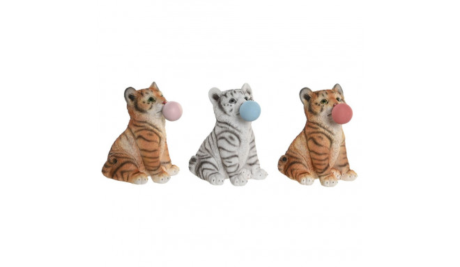 Decorative Figure DKD Home Decor 13,5 x 11 x 15 cm Resin Cat (3 Units)