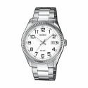 Unisex Kell Casio DATE Valge Hõbedane (Ø 39 mm) (Ø 38,5 mm)