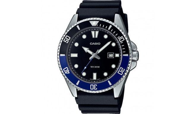 Meeste Kell Casio MDV-107-1A2VEF Must (Ø 44 mm)