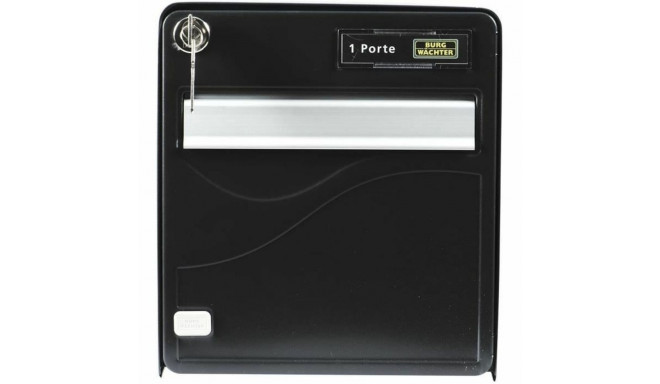 Kirjakast Burg-Wachter   36,5 x 28 x 31 cm Must Plastmass