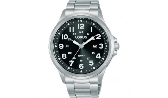 Meeste Kell Lorus RH991NX9 Must Hõbedane