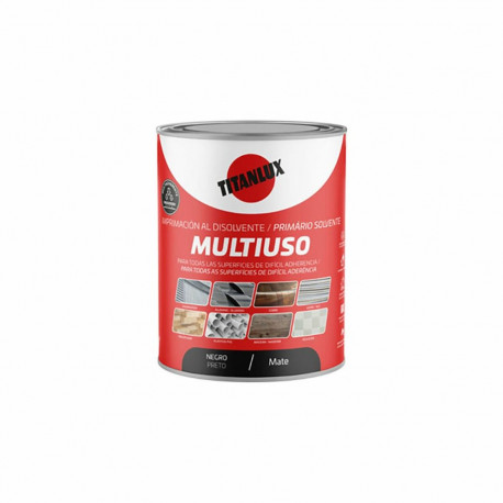 Kruntvärv Titanlux Must Matt 750 ml