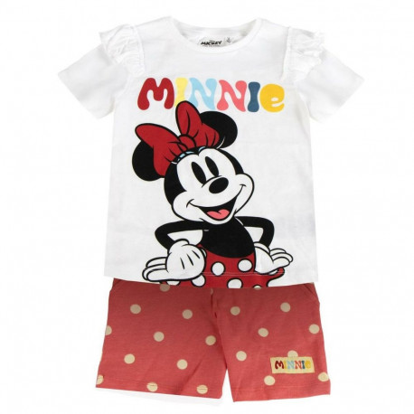 Set of clothes Minnie Mouse Coral - 4 Years