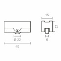 Laager EDM 85469 Climalit 177 rd17 Teras 40 x 21 mm (2 Ühikut)