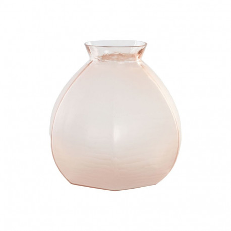 Vaas Home ESPRIT Roosa Kristall Kaasaegne 28 x 28 x 27 cm