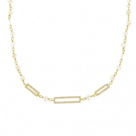 Naiste Kaelakee New Bling 9NB-PRL11A Kuldne